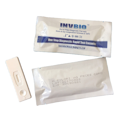 Plastik- Schemel-Test-Ausrüstung Karten-Selbst-H. Pylori Antigen 25pcs/Kasten