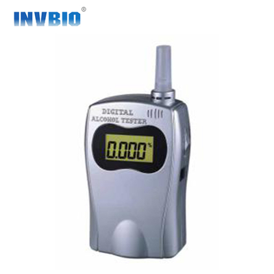 4 Alkohol-Atem-Prüfvorrichtung Breathalyzer Stellen LCD Digital mit hellblauer Unterstützung