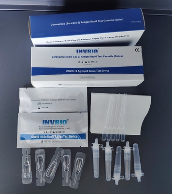 Schneller Test 100% Besonderheit Covid 19 Kit Saliva Spit Test Card