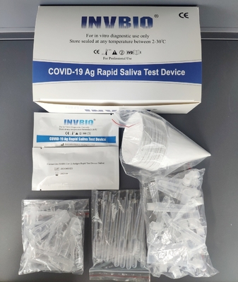 Schneller Test 100% Besonderheit Covid 19 Kit Saliva Spit Test Card