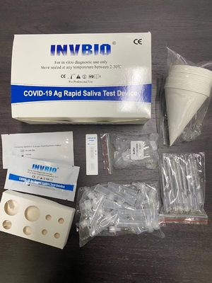 Schneller Test 100% Besonderheit Covid 19 Kit Saliva Spit Test Card
