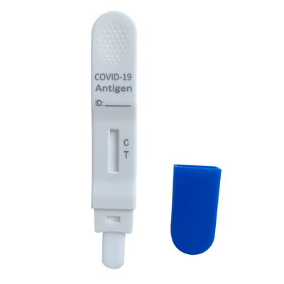 Ein Speichel-Lutscher-Test der Schritt-Mundzu hause Antigen-Test-Ausrüstungs-SARS-CoV-2