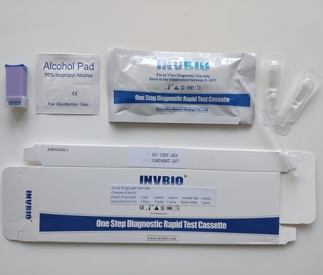 SARS-CoV-2 Coronavirus IgG IgM Antikörper-Test Kit One Step Self Testing INVBIO