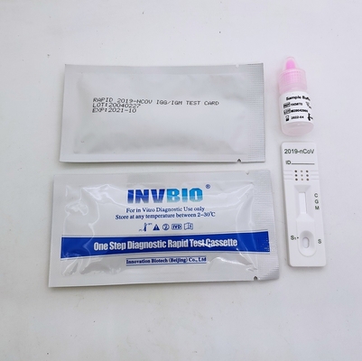 Home CE zugelassen Igg Igm Antikörper-Test-Kit SARS-CoV-2 Serum Plasma 25 Stück/Box