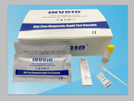 Schneller Test Kit For Antibody COVID19 CER FSC FDA IgG IgM kolloidales Gold