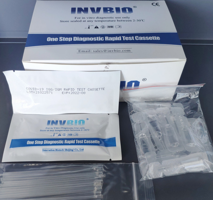 Schneller Test Kit For Antibody COVID19 CER FSC FDA IgG IgM kolloidales Gold