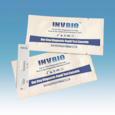 Medizinische IVD HCG Genauigkeits-schnelle Diagnose der Urin-Schwangerschaftstest-Karten-99%