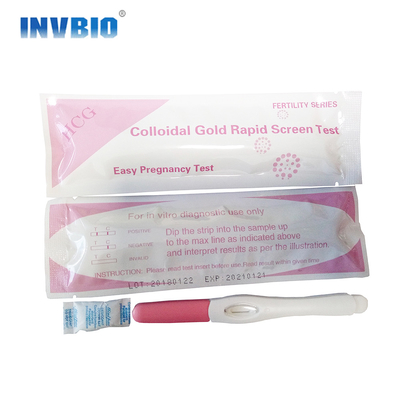 Selbst-weiblicher Ergiebigkeits-Test-Ausgangs-Kit Hcg Pregnancy Rapid Test-Mittelstrahl