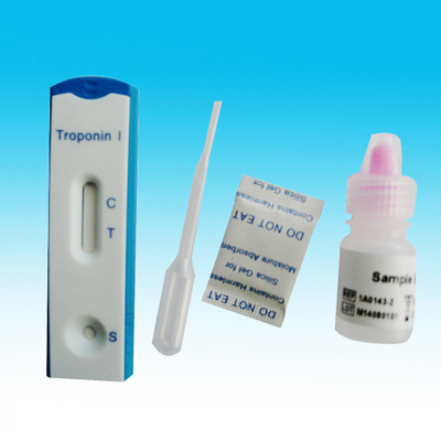 Der Vollblut CTnI-Troponin-I schnelle Kassetten Test-Ausrüstungs-25/Kasten