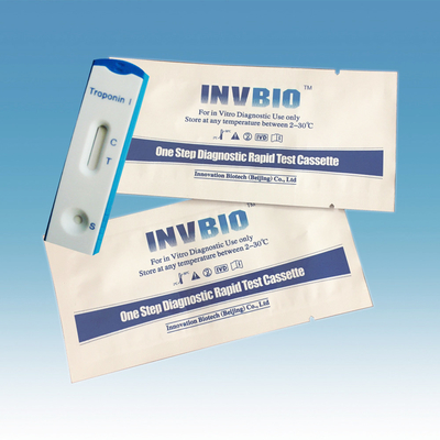 Der Vollblut CTnI-Troponin-I schnelle Kassetten Test-Ausrüstungs-25/Kasten