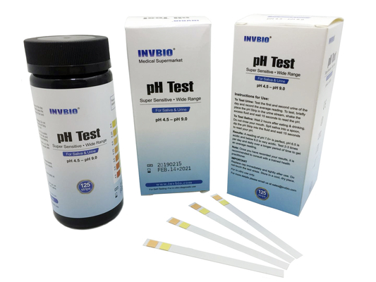 INVBIO menschliche pH Breite der Reagens-Harnuntersuchungs-Test-Streifen-3.00mm