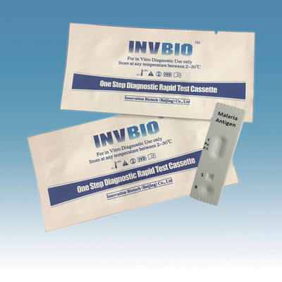 Qualitative Schritt-schnelle Test-Karten-Malaria PF/Vollblut Pv AB